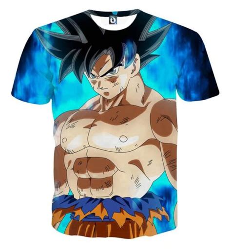 Dragon Ball Super Goku Kaioken Ultra Instinct Dope 3d T Shirt Saiyan