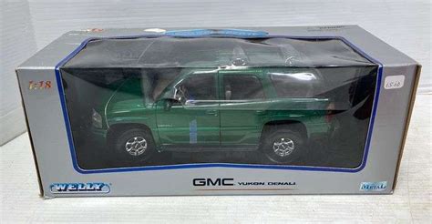 Welly Gmc Yukon Denali Dark Green 118 Scale No 9863 Nib Albrecht