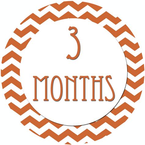 All Four Love Diy Month To Month Stickers
