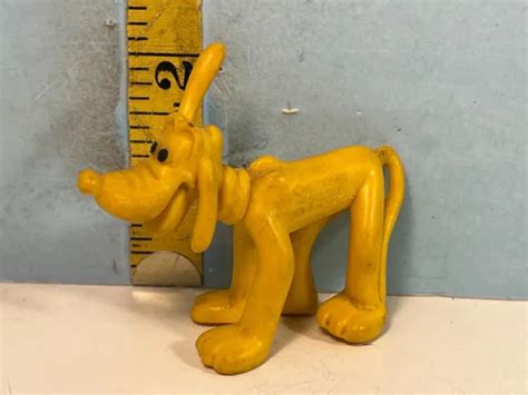 Vintage Pluto The Dog Walt Disney Character Toy Made In Hong Kong 15