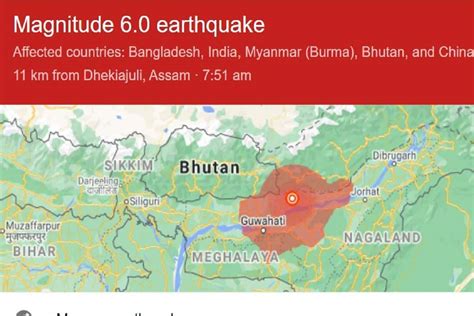 Assam Earthquake Epicentre In Dhekiajuli Damages Cracks Reported From Several Districts