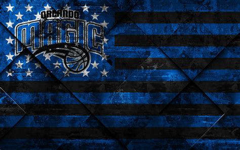 Download Wallpapers Orlando Magic 4k American Basketball Club Grunge