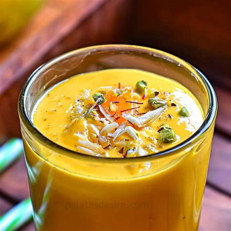 Mango Lassi Recipe Step By Step With Video Palate S Desire
