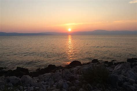 Hd Wallpaper Njivice Croatia Sunset Island Krk Sea Beauty In Nature Wallpaper Flare