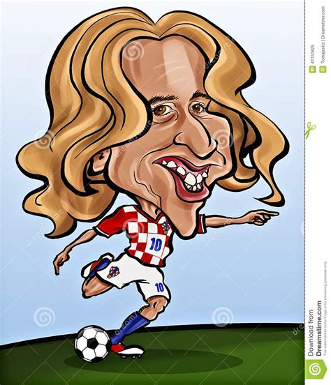 Luka Modric Editorial Image Illustration Of Kockasti 41151825