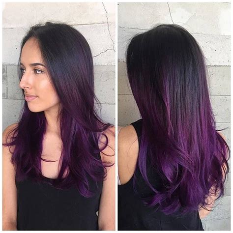 Purple Ombre Hair Hair Color Underneath Purple Underneath Hair