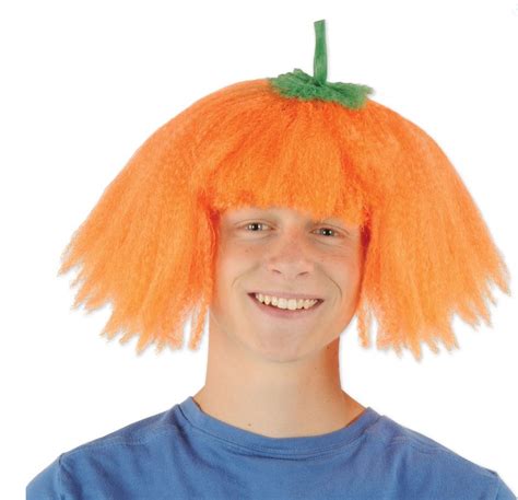 Halloween Pumpkin Wigs 12 Pieces — Screengemsinc