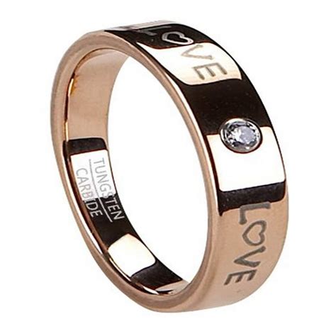 We did not find results for: Men's Rose Gold Tungsten Love Ring with Single Cubic ...