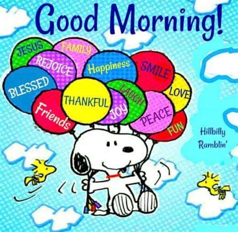 Thankful Good Morning Snoopy Cute Good Morning Quotes Morning Quotes