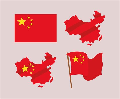 Chinese Flags Designs 2711485 Vector Art At Vecteezy