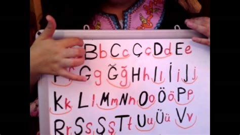 Learn Turkish Alphabet With The Lil Teacher Princess Soma Youtube
