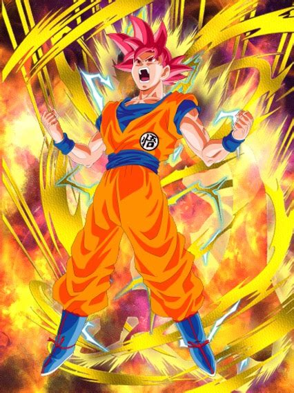 Strength Of Six Saiyans Super Saiyan God Goku Db Dokfanbattle Wiki