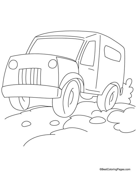 Army Jeep Coloring Pages Jeep Coloring Page Bmo Show Click On Your