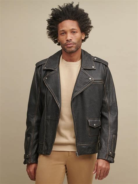 They're stylish, edgy and incredibly. Asymmetrical Men's Black Leather Jacket