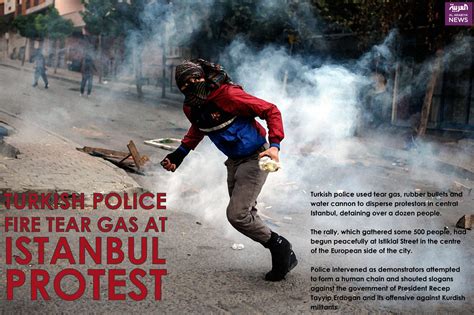 Turkish Police Fire Tear Gas At Istanbul Protest Al Arabiya English