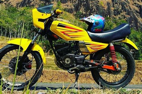 Modifikasi ninja rr mono 250 150 fi full fairing bagus via. Modifikasi Rx King Warna Kuning Original, Emas, Polos, Lemon Dan Stabilo - racing 48
