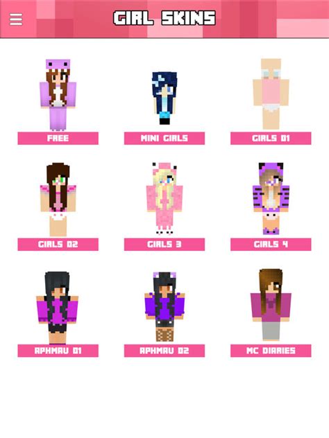 Girl Skins Free With Baby Girl Skin For Minecraft Apprecs