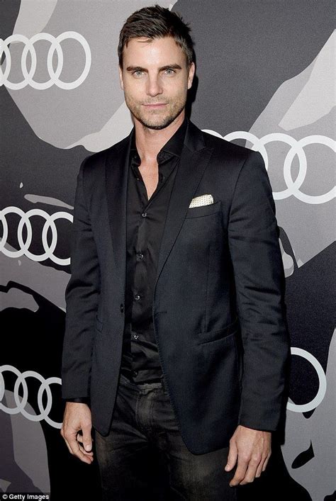 Eye Candy Hunky Colin Egglesfield Was Also At The Bash In A Suit