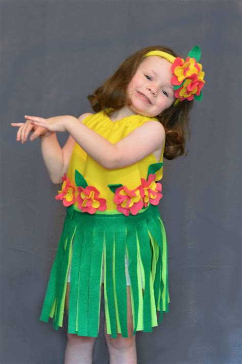 Adult Costume Hula Girl Costume Hawaii Hawaiian Girl Costume Etsy