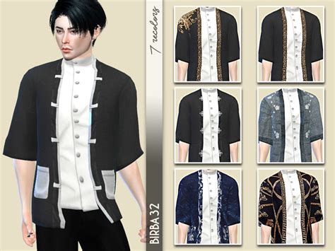 The Sims Resource Takashi Kimono Jacket