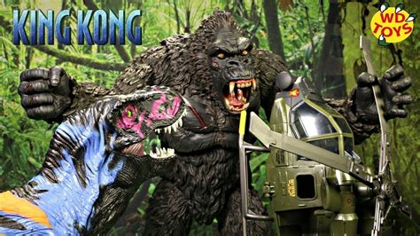 King Kong Skull Island Vs Trex Jurassic Park Monarch