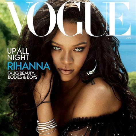 Rihanna Covers Vogue Photoshoot Snapshots ~ Toyaz World