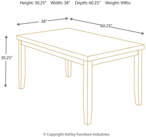 Signature Design By Ashley Dining Room Lacey Dining Table D328 25