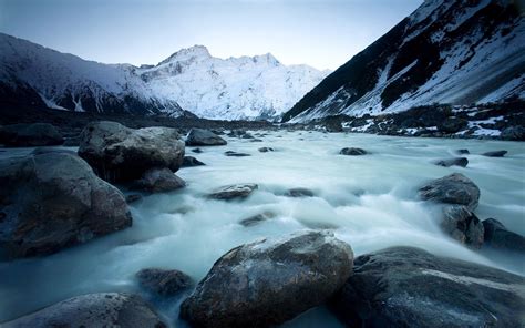 Nature A Melting Glacier In New Zealand Picture Nr 42329