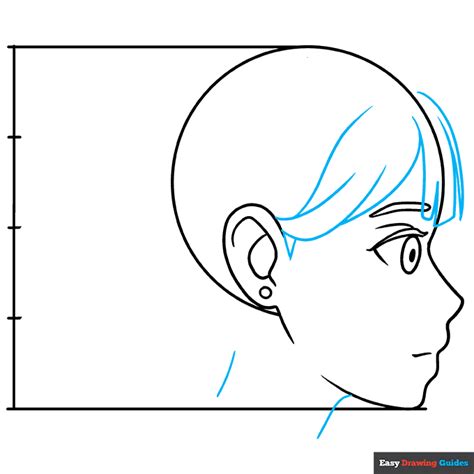 Side View Of Face Drawing Easy
