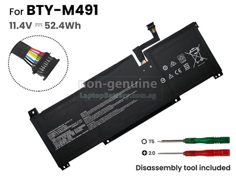 Battery For Msi Modern 14 C13mreplacement Msi Modern 14 C13m Laptop