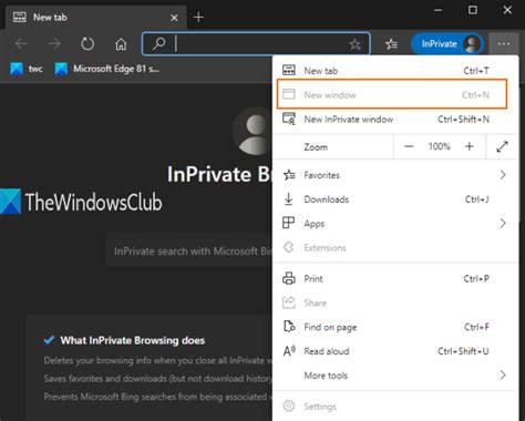 How To Always Start Microsoft Edge In Inprivate Mode