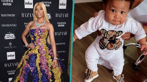 Nicki Minaj Shares Rare Video Of Month Old Son Trying To Walk Access