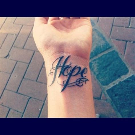 Hope Tattoo Hope Tattoo Word Tattoos Tattoos