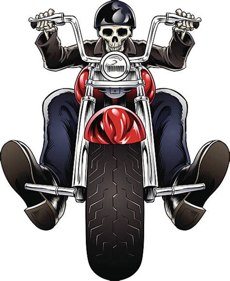 Skeleton Riding Motorcycle Stock Photos Pictures And Royalty Free Images