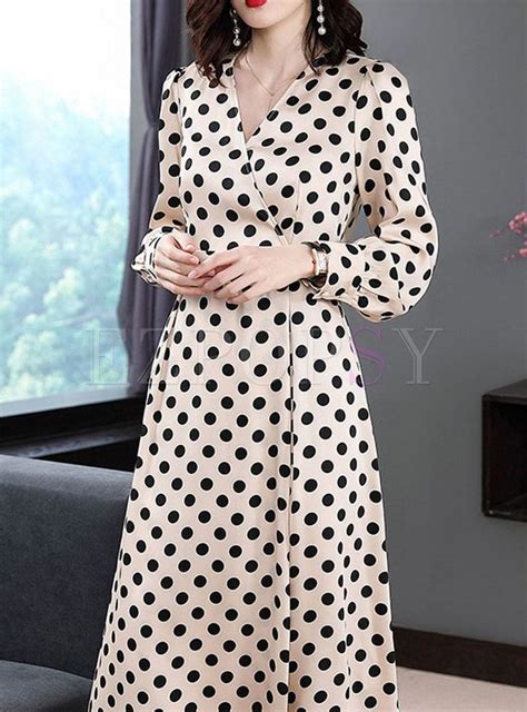 elegant polka dot dress collection