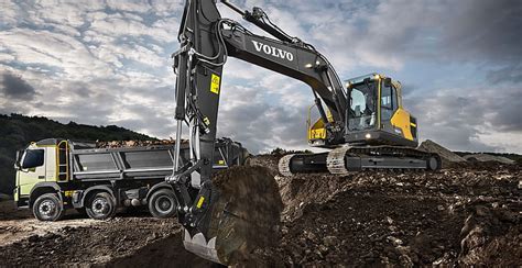 Hd Wallpaper Earth Construction Volvo Excavator Bucket The Ground