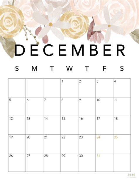 December 2021 Calendars 15 Free Printables Printabulls