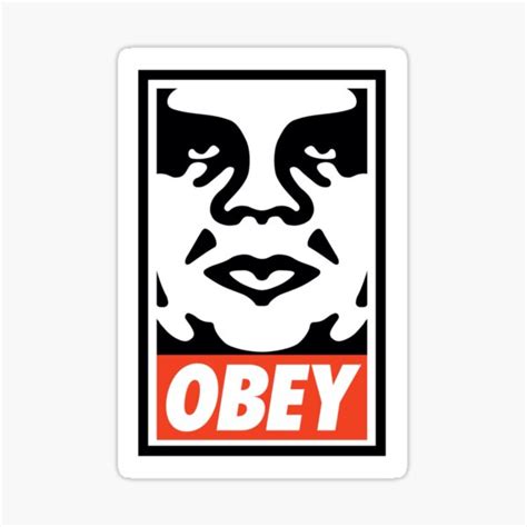Obey Sticker For Sale By Jessjess1 Redbubble
