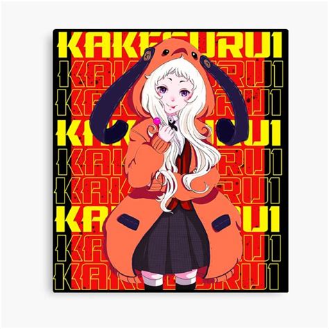 Kakegurui Runa Yomozuki Anime Canvas Print By Trueyou Redbubble