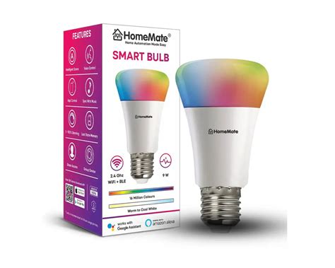 Best Smart Wifi Led Bulb 9w With Voice And Remote Control