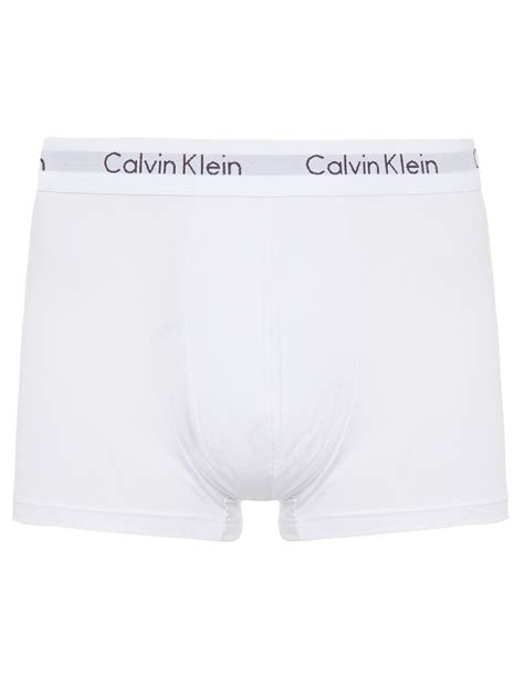 Cueca Trunk De Modal Calvin Klein Underwear Branco Shop2gether
