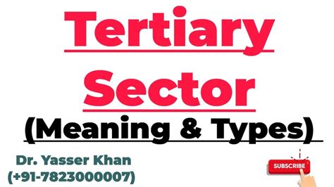 Tertiary Sector Meaning Of Tertiary Sector Types Of Tertiary Sector