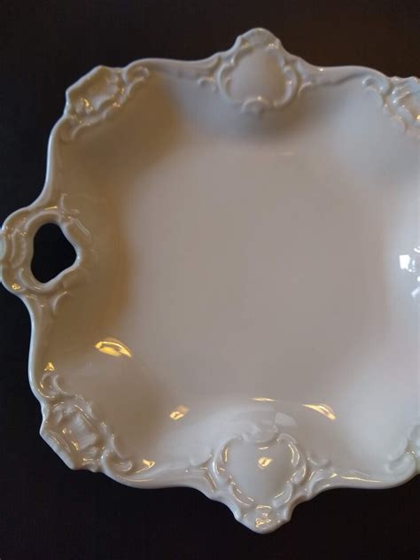 Glossy White Ak Kaiser W Germany Porcelain Plate Handled Etsy