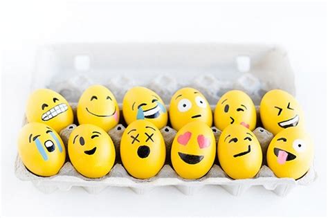 Diy Emoji Easter Eggs That Make Us Very Grinning Face