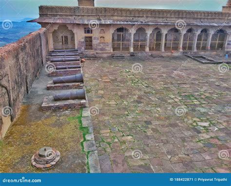 Ancient Fort In India Raisen Fort Near Bhopal Stock Image Image Of