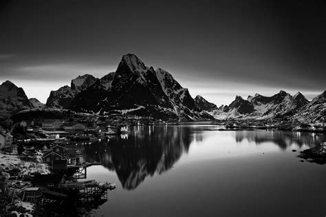Black And White Mountain Wallpapers Top Free Black And
