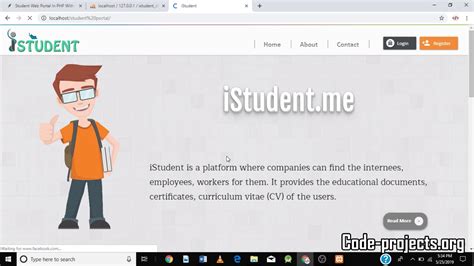 How To Create Student Portal Website Using Php And Mysql Source Code