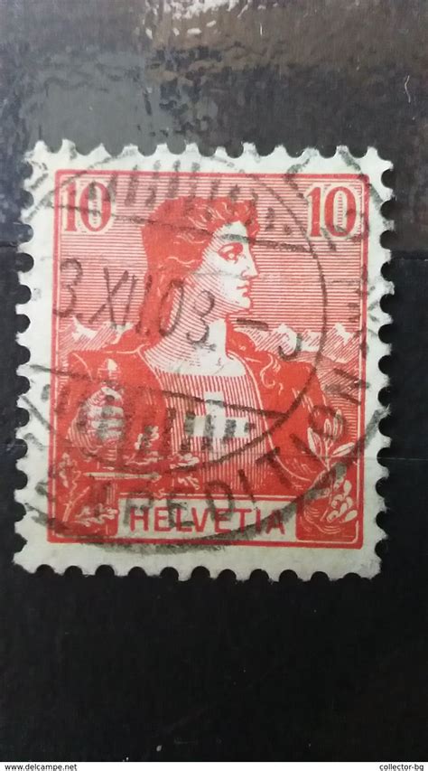 Rare 10 Franco Helvetia Swiss Wmk Expedition 3xii03 Mint Stamp Timbre