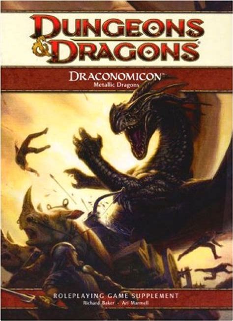 Dungeons Dragons Dd 4th Edition Draconomicon Metallic Dragons Wizards