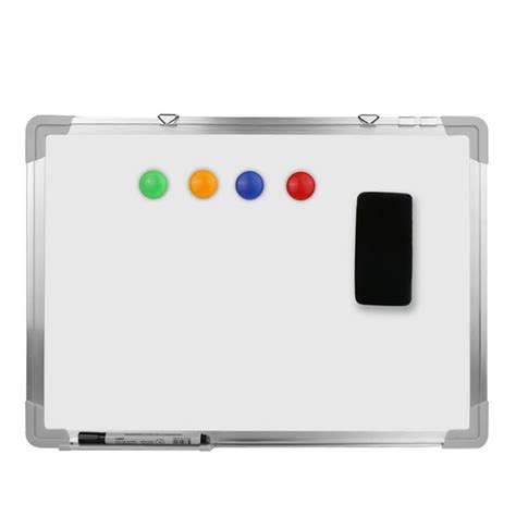 Wall Mounted Magnetic Whiteboard 18 X 24 Inch Aluminum Frame